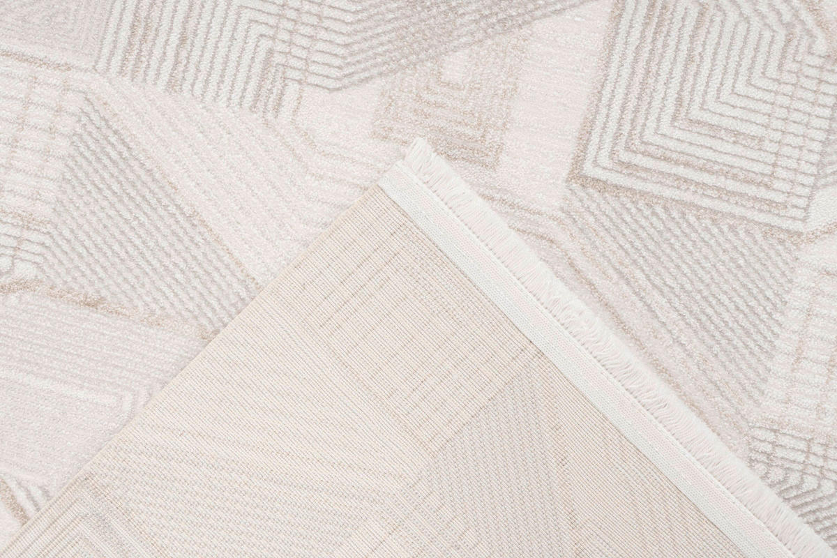 FLACHWEBETEPPICH 160/230 cm Jardin Beige  - Beige, Design, Textil (160/230cm) - Pierre Cardin