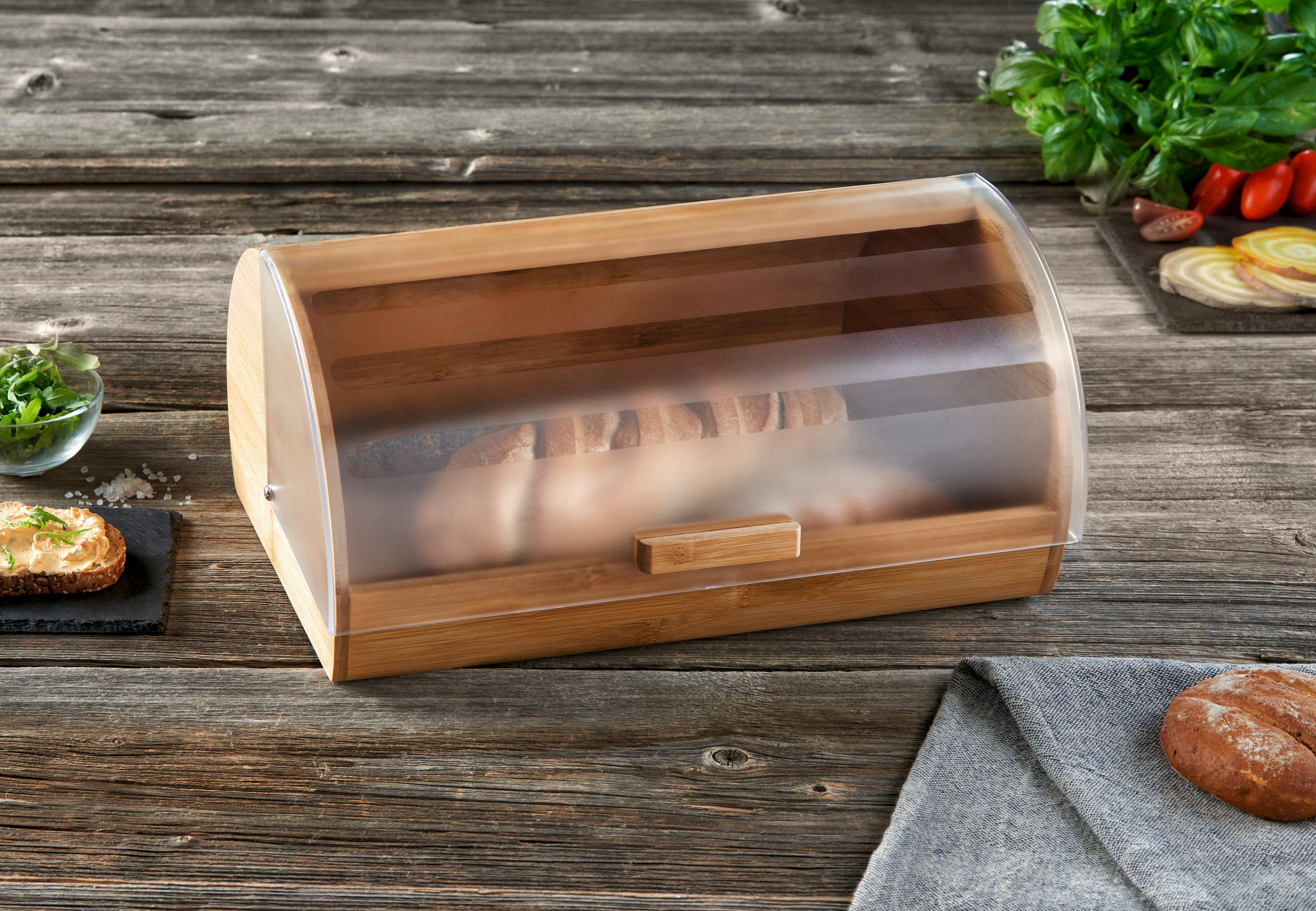 BROTKASTEN - Basics, Holz/Kunststoff (38/25/19cm) - Homeware Profession.