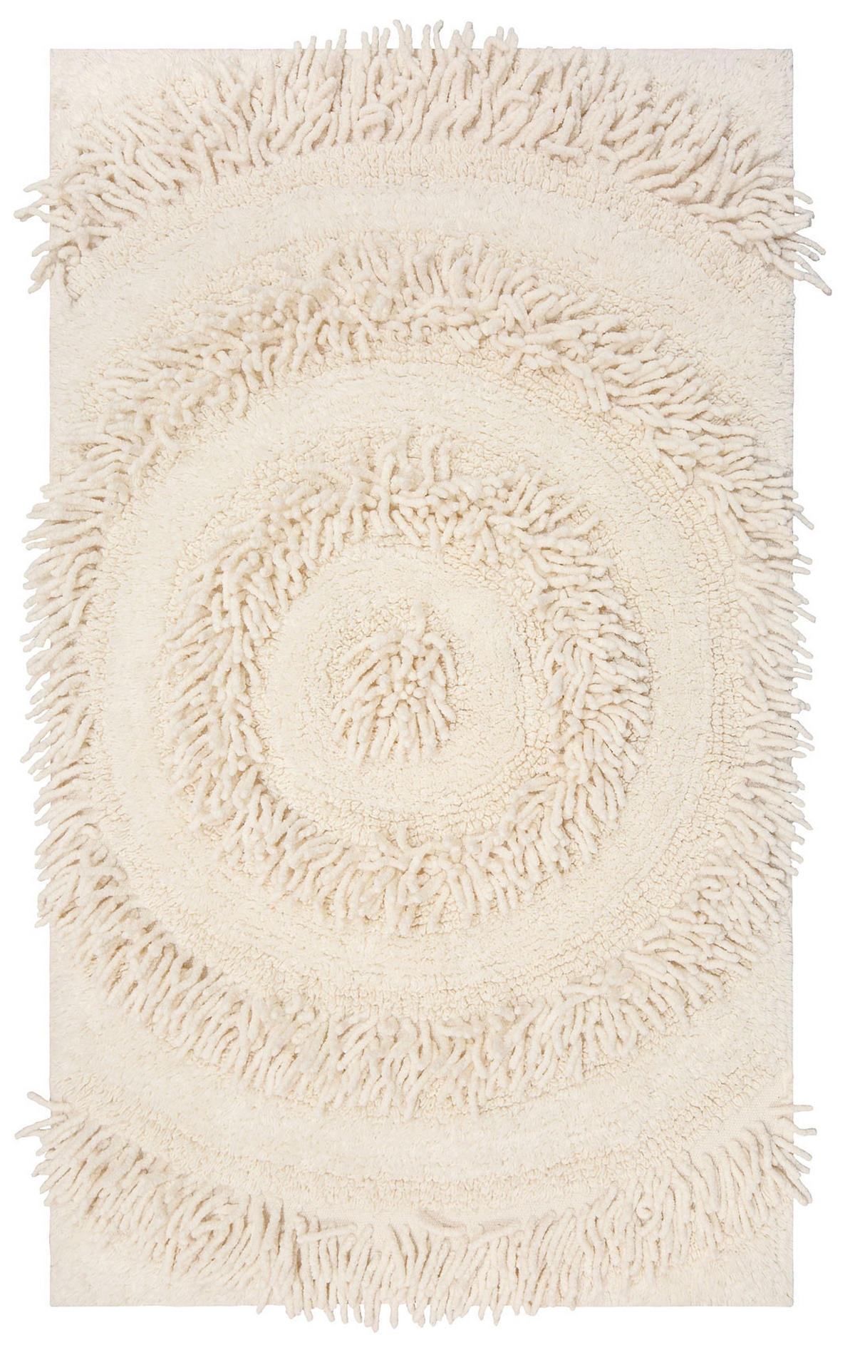 KUPATILSKA PROSTIRKA ROJ  krem 50/80 cm  - krem, Osnovno, tekstil (50/80cm) - Esposa