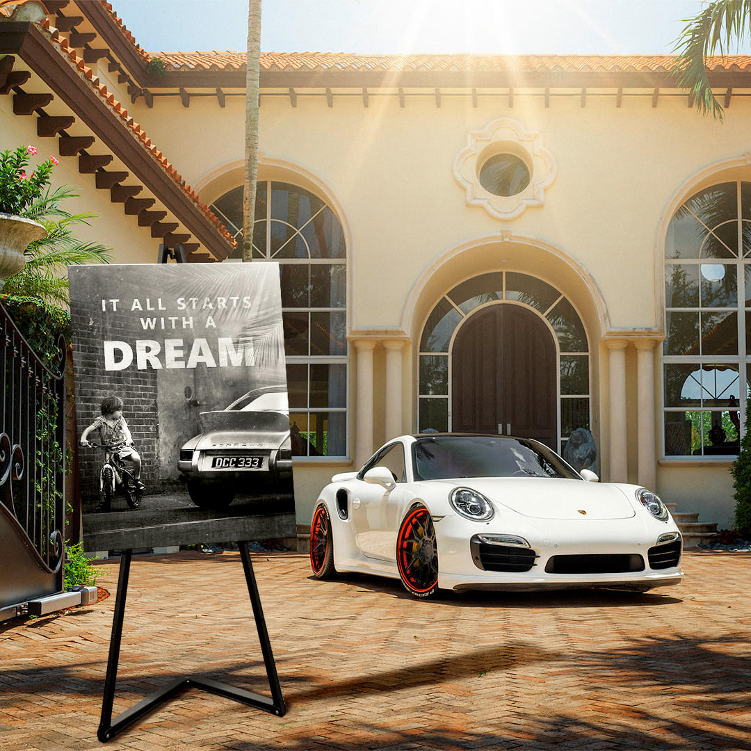 Thumbnail - Leinwandbild It all starts with a Dream, Mehrfarbig, Holz, vollmassiv, Keilrahmen, Bilder und Zubehör, Wandbilder, Kunst...