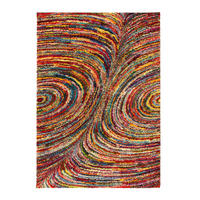 WEBTEPPICH  Wohnzimmer 65/130 cm Sixteen Face Multicolor rechteckig  - Multicolor, Trend, Textil (65/130cm) - Novel