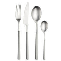 BESTECKSET HIVE 16-teilig Stahl  - Edelstahlfarben/Beigebraun, Basics, Kunststoff/Metall (25,5/7/5,3cm) - Pintinox