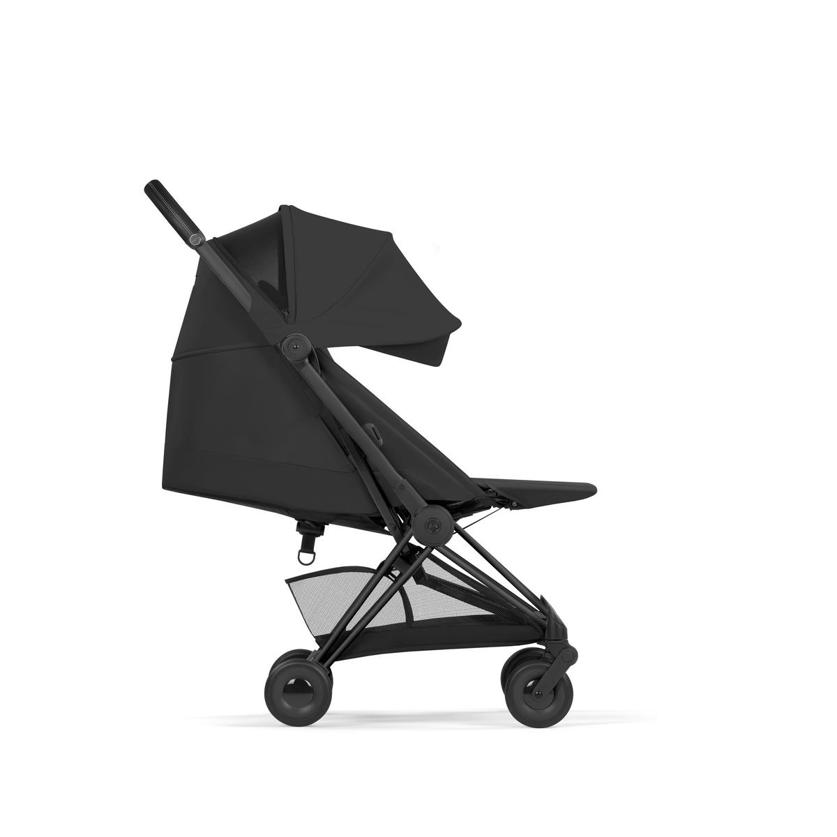 KIŠOBRAN KOLICA  COŸA Comfort Matt Black  - crna, Basics, tekstil/metal (79/44/105cm) - cybex PLATINUM