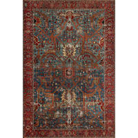 VINTAGE-TEPPICH 160/230 cm Azeri Antique Blau, Rot  - Blau/Rot, LIFESTYLE, Textil (160/230cm) - Novel