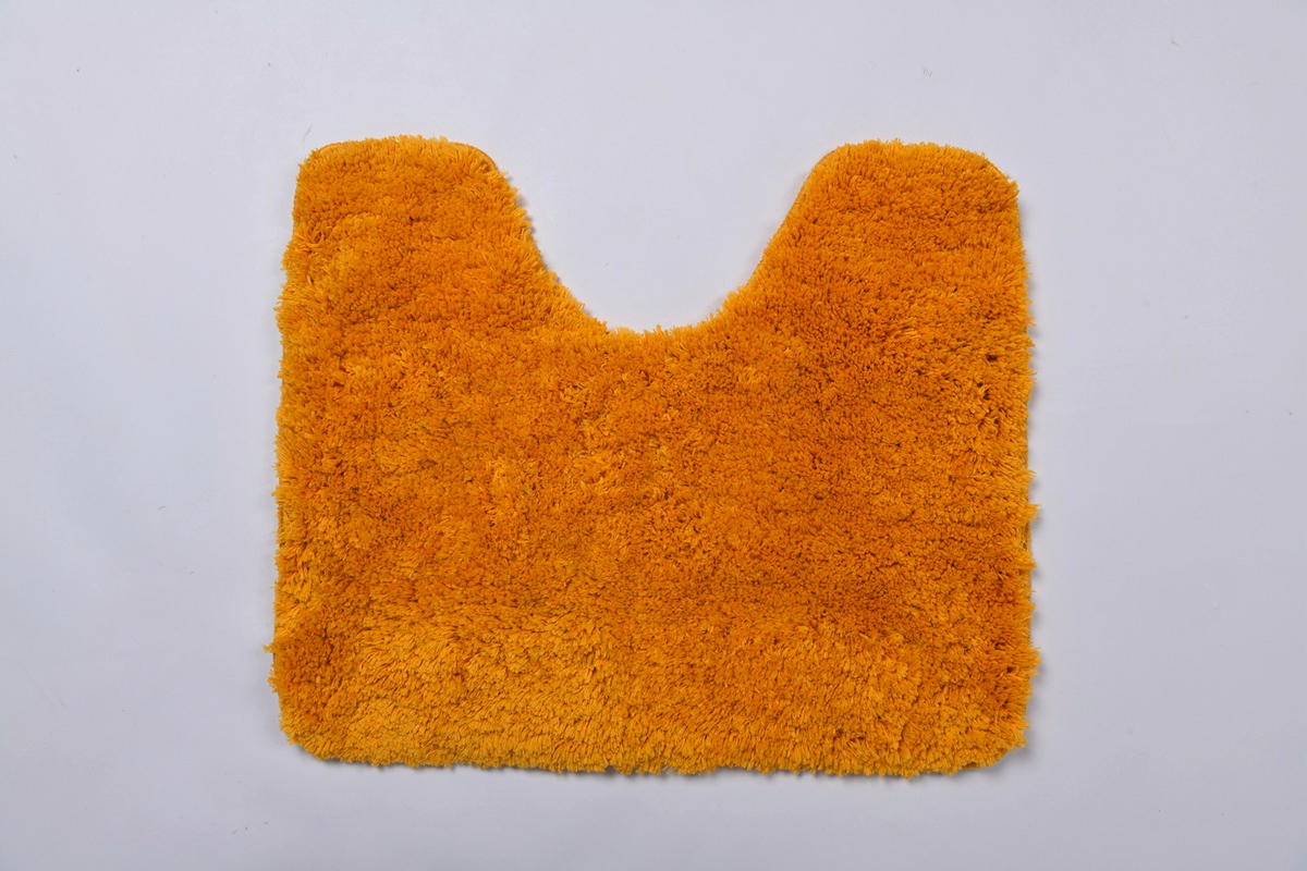 WC ELŐKE 60/50 cm  - sárga, Basics, textil (60/50cm)