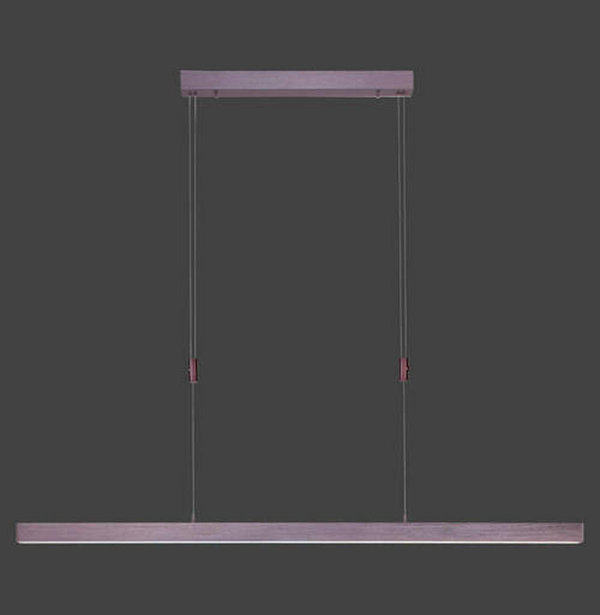 LED-HÄNGELEUCHTE 179/5,5/100 cm    - Braun, Basics, Metall (179/5,5/100cm) - Paul Neuhaus