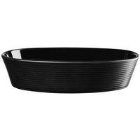 AUFLAUFFORM Keramik Steingut  - Schwarz, Basics, Keramik (25/6/18cm) - ASA