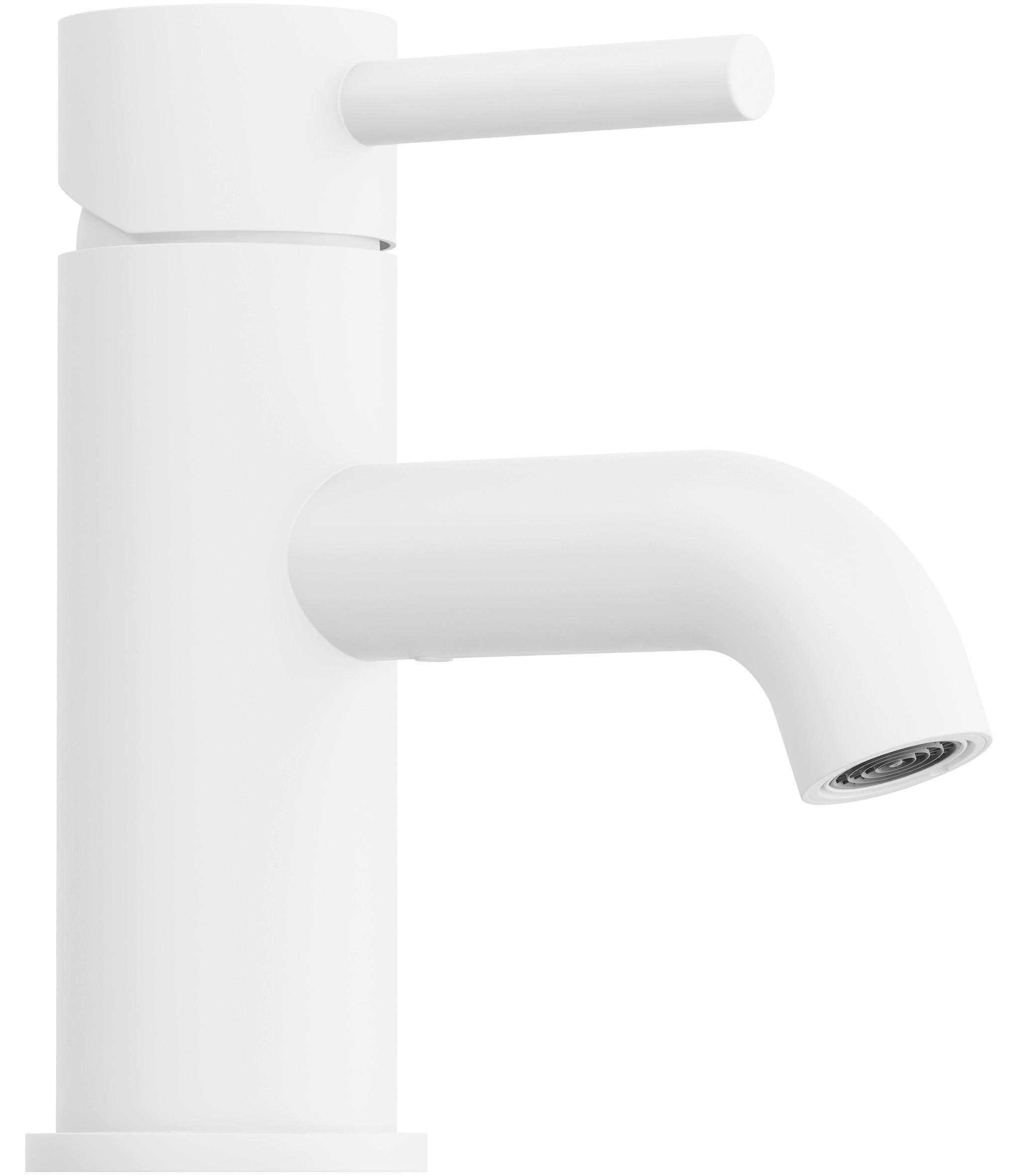 WASCHTISCHARMATUR 100 1010 W  - Weiß, MODERN, Metall (4,5/15/15,1cm)