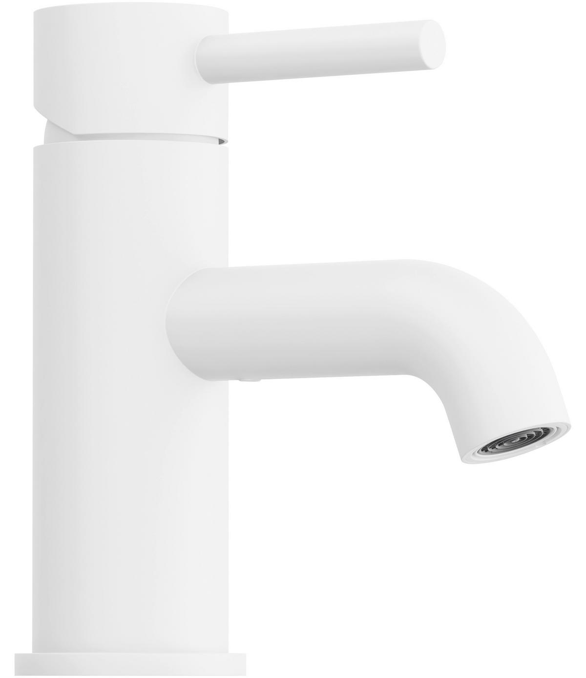 WASCHTISCHARMATUR 100 1010 W  - Weiß, MODERN, Metall (4,5/15/15,1cm)