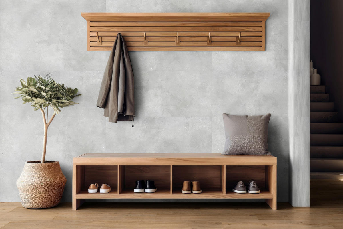 WANDPANEEL Revêt Design-Wandfliesen 12 Stück Hellgrau  - Hellgrau, MODERN, Kunststoff (60/30/0,37cm)