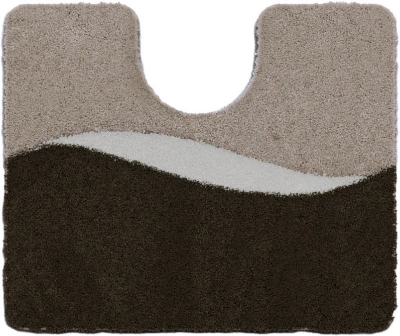 WC-VORLEGER Taupe 50/60 cm  - Taupe, Basics, Kunststoff/Textil (50/60cm) - Grund