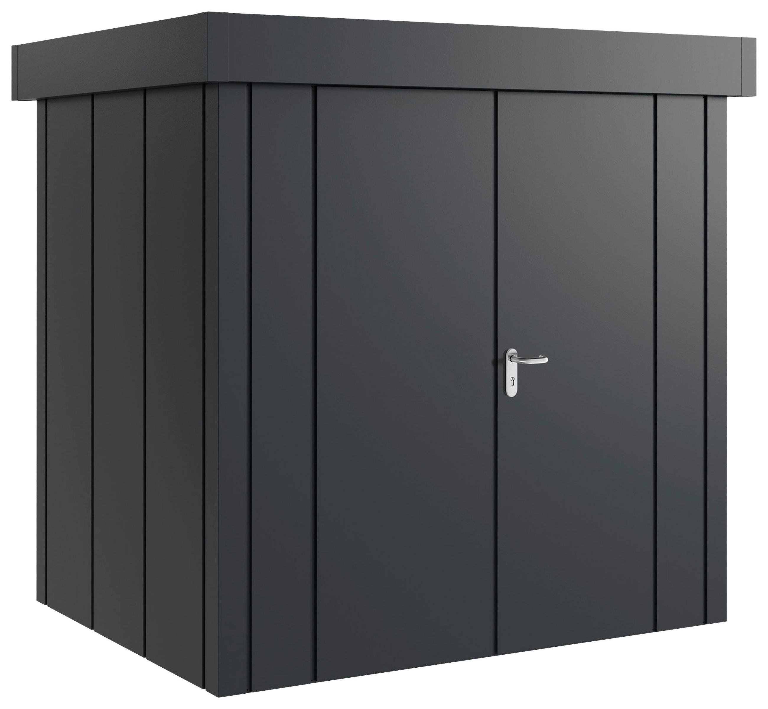 GERÄTEHAUS 229/220/181 cm  - Anthrazit, Basics, Metall (229/220/181cm)