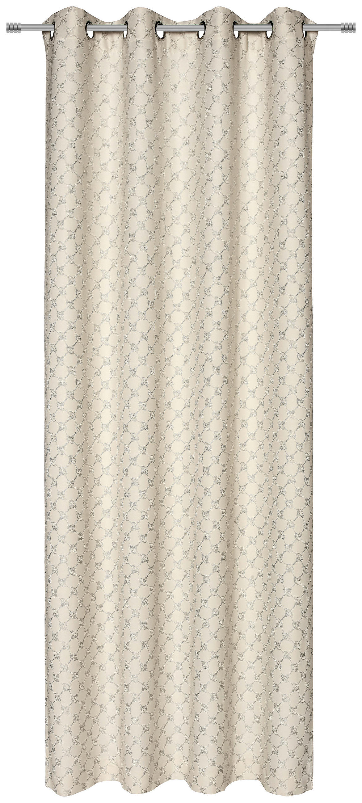 ÖSENVORHANG blickdicht  - Naturfarben, Design, Textil (140/250cm) - Joop!