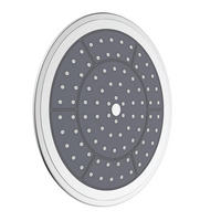 DUSCHKOPF   - Chromfarben/Dunkelgrau, Design, Kunststoff (22/8/22cm) - Schütte