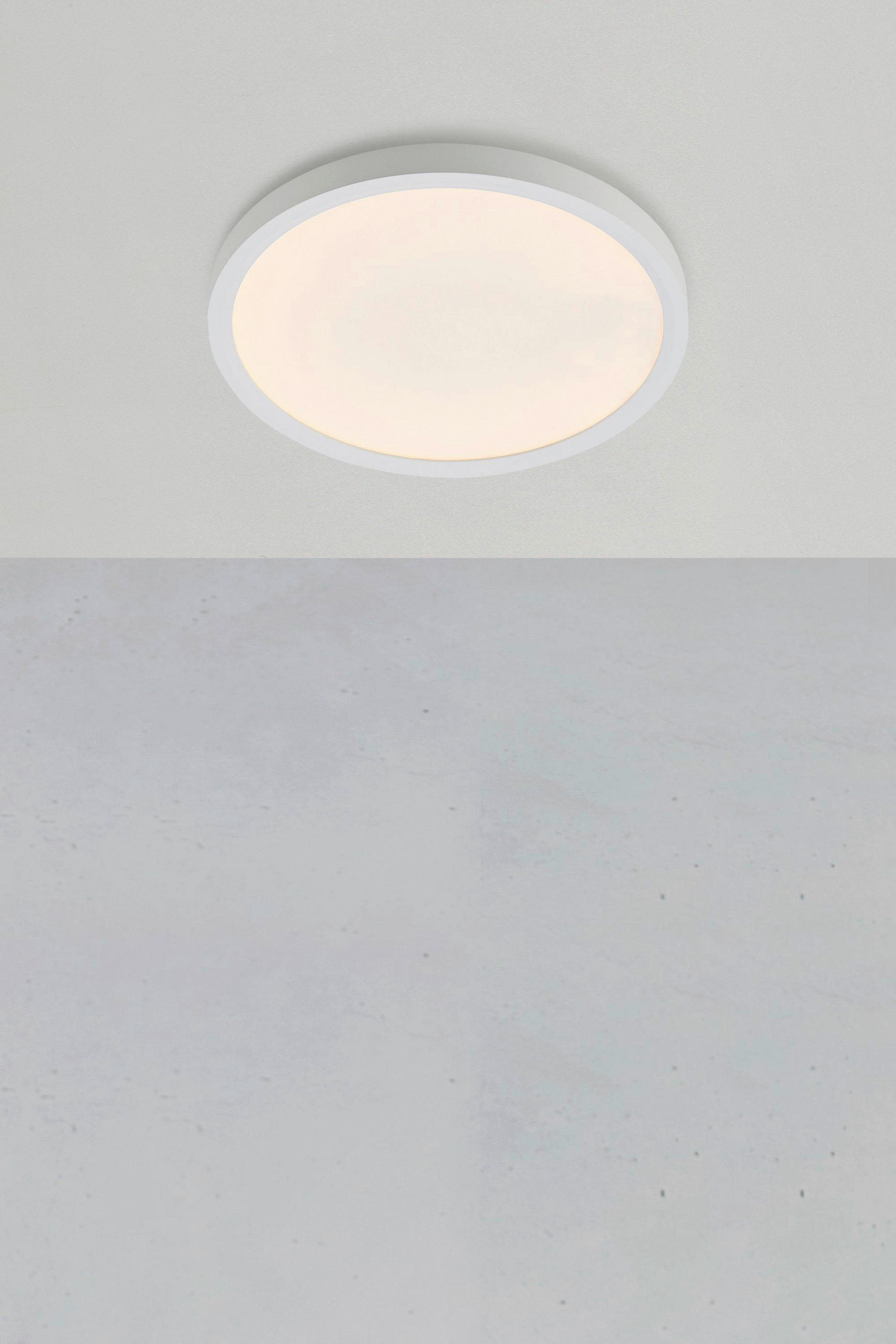DECKENLEUCHTE  30/3.5 cm    - Weiß, Basics, Kunststoff (30/3.5cm) - Markslöjd