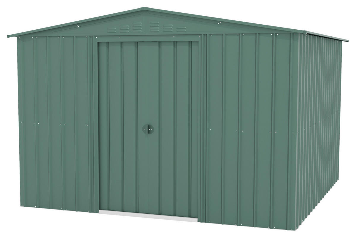 GERÄTEHAUS 308/202/309 cm  - Dunkelgrün, Basics, Metall (308/202/309cm)