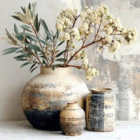 GLASBILD Stillleben, Pflanzen  - Multicolor, Basics, Glas (30/30/1,4cm) - Euroart