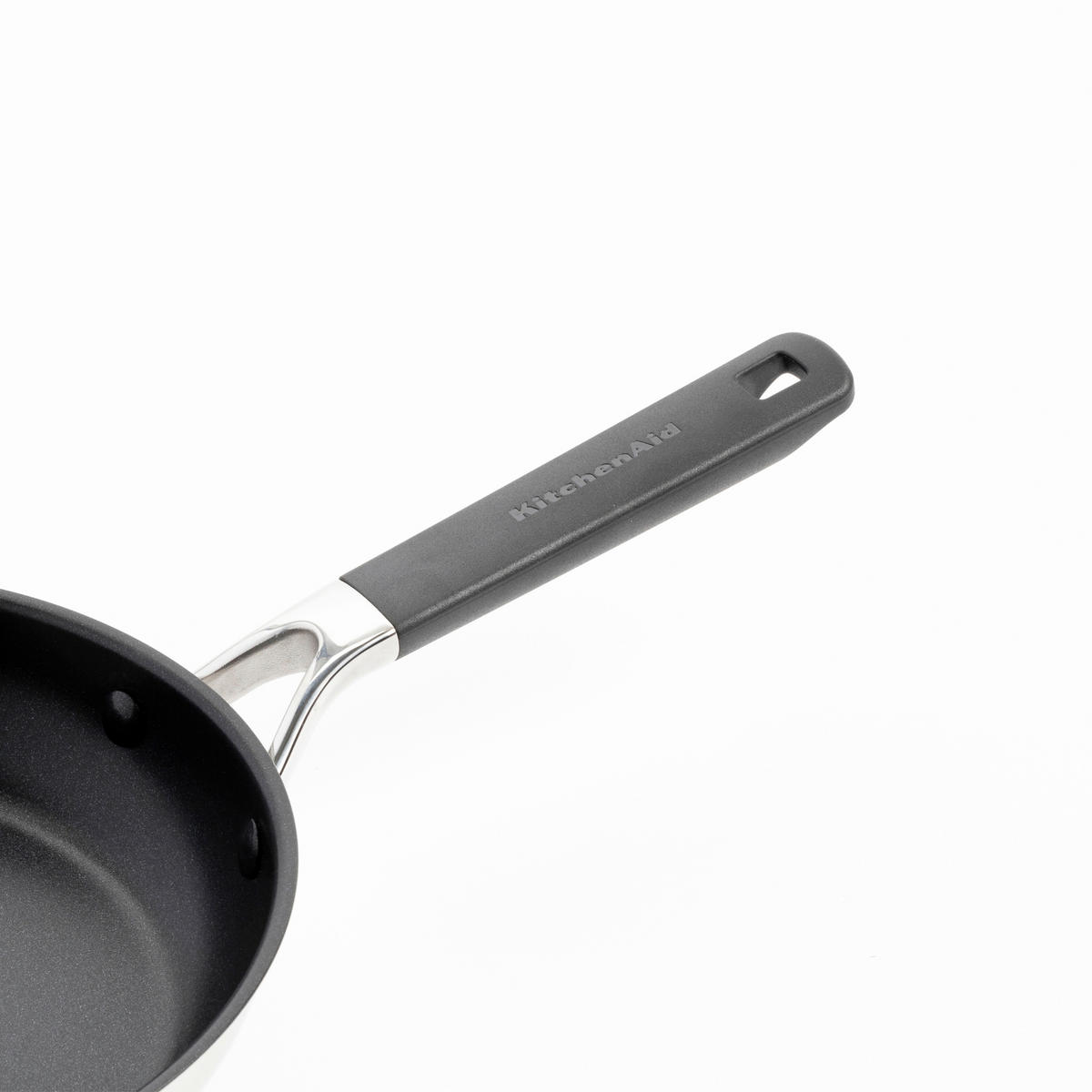 PFANNENSET Classic Stainless Steel Edelstahl 2-teilig  - Silberfarben/Schwarz, Basics, Kunststoff/Metall (20cm//28cmcm) - Kitchenaid