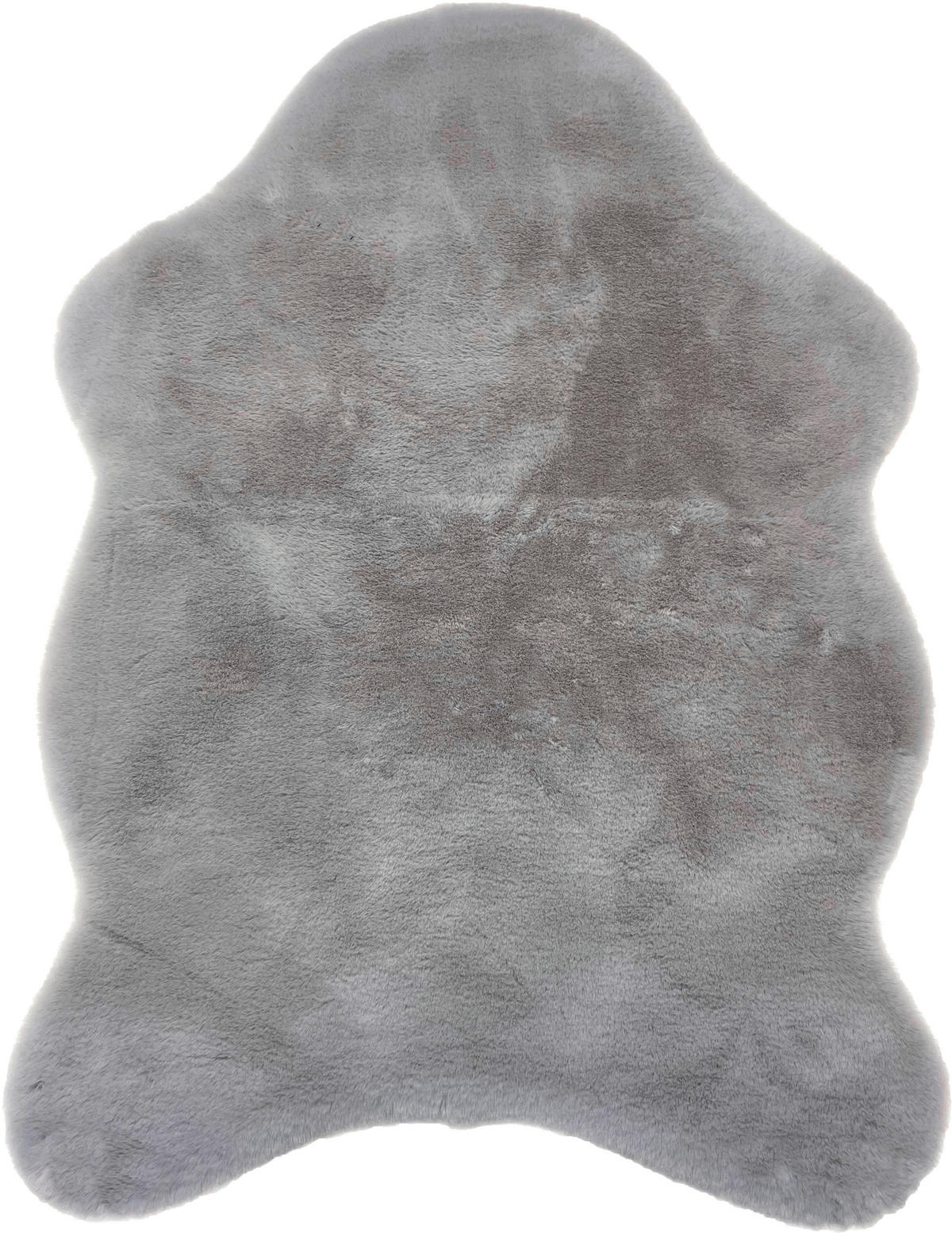 KUNSTFELL 40/60 cm Silberfarben  - Silberfarben, Basics, Textil (40/60cm) - Novel