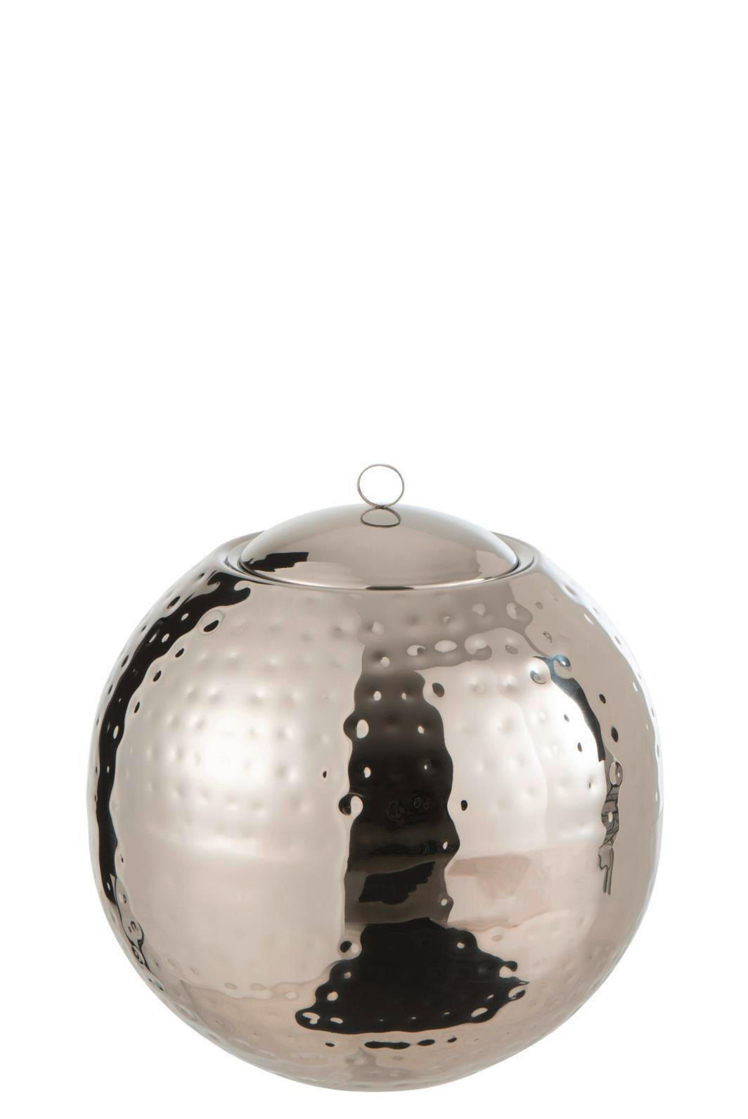 ÖLLAMPE - Silberfarben, Basics, Metall (20/20/23cm) - Ambia Home