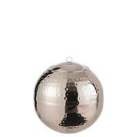 ÖLLAMPE - Silberfarben, Basics, Metall (20/20/23cm) - Ambia Home