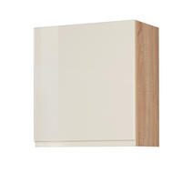 KÜCHENOBERSCHRANK 50/57/34 cm  in Creme  - Creme/Sonoma Eiche, Basics, Holzwerkstoff (50/57/34cm) - Held