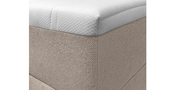 BOXBETT 120/200 cm in Grau - Schwarz/Grau, KONVENTIONELL, Kunststoff/Textil (120/200cm) - Carryhome
