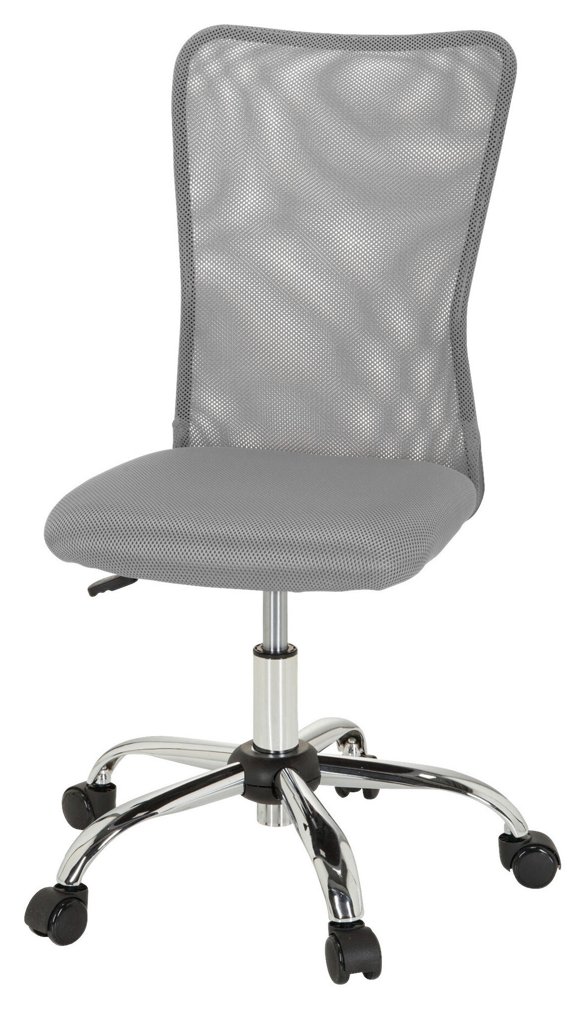 OTOČNÁ ŽIDLE PRO MLÁDEŽ, šedá - šedá, Basics, plast (54/88-98/54cm) - MID.YOU