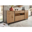 SIDEBOARD Eichefarben  192/94/44 cm  - Eichefarben/Anthrazit, Natur, Glas/Holz (192/94/44cm) - Valnatura