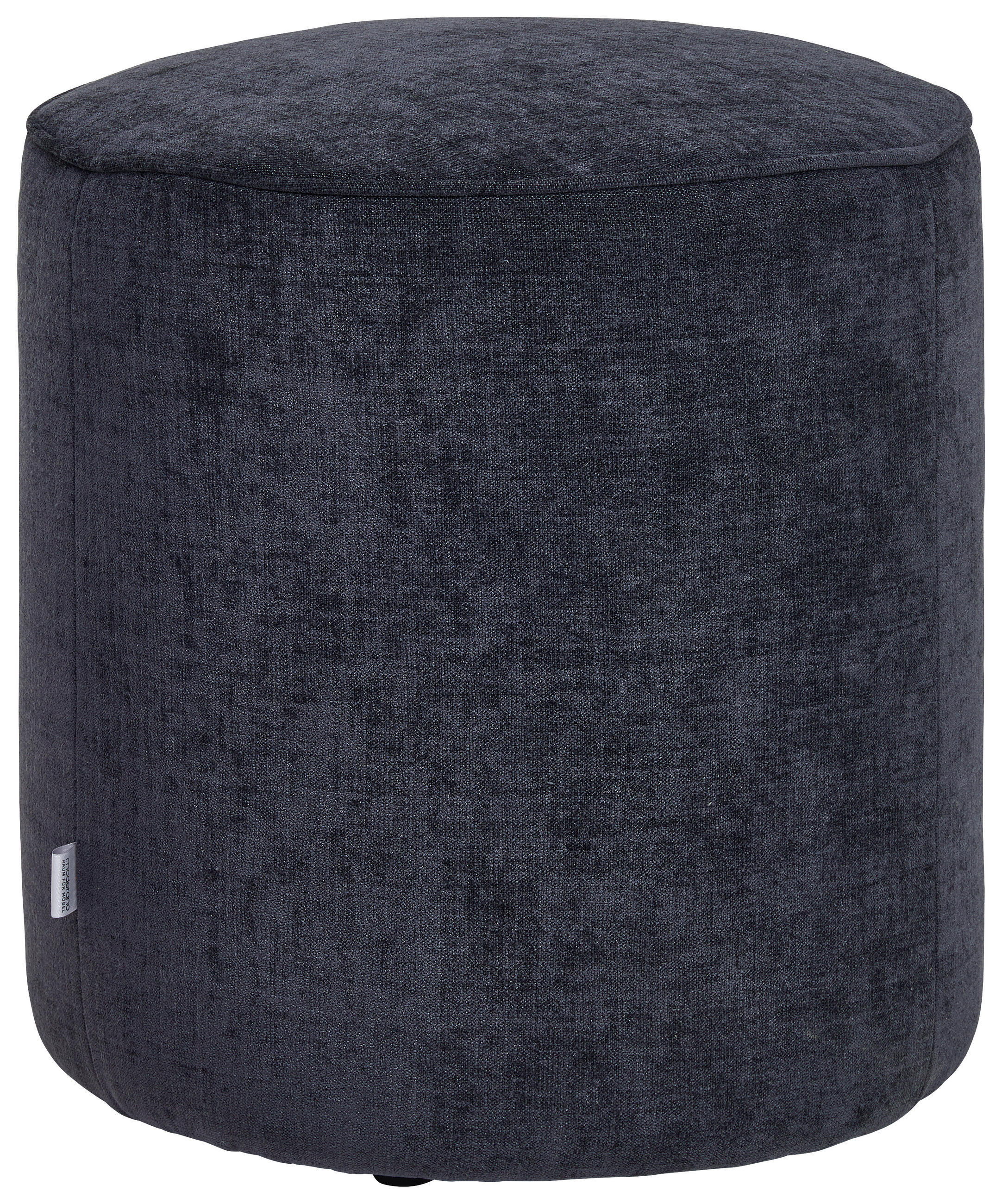 HOCKER in Textil Anthrazit  - Anthrazit, Design, Textil (44/46/44cm) - Emilio Belluti