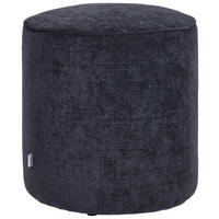 HOCKER in Textil Anthrazit  - Anthrazit, Design, Textil (44/46/44cm) - Emilio Belluti