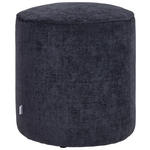 HOCKER in Textil Anthrazit  - Anthrazit, Design, Textil (44/46/44cm) - Emilio Belluti