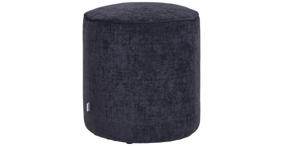 HOCKER in Textil Anthrazit - Anthrazit, Design, Textil (44/46/44cm) - Emilio Belluti
