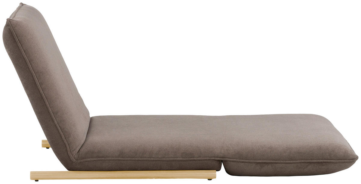 SESSEL in Samt Braun, Nussbaumfarben  - Nussbaumfarben/Braun, Design, Textil/Metall (93/97/80cm) - MID.YOU