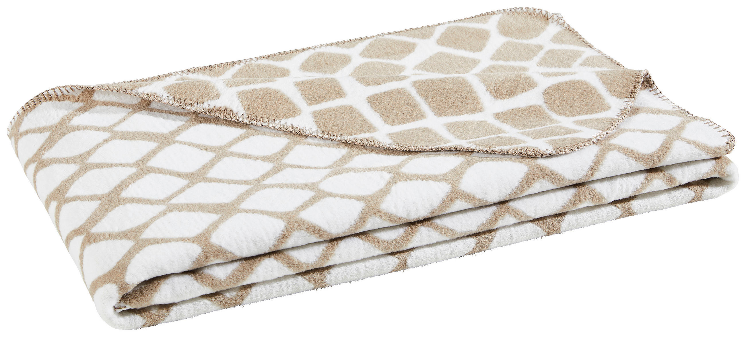 WOHNDECKE Snako 150/200 cm  - Taupe, LIFESTYLE, Textil (150/200cm) - Dieter Knoll