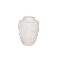 VÁZA, kov, 32 cm  - bílá, Design, kov (24/32cm) - Ambia Home