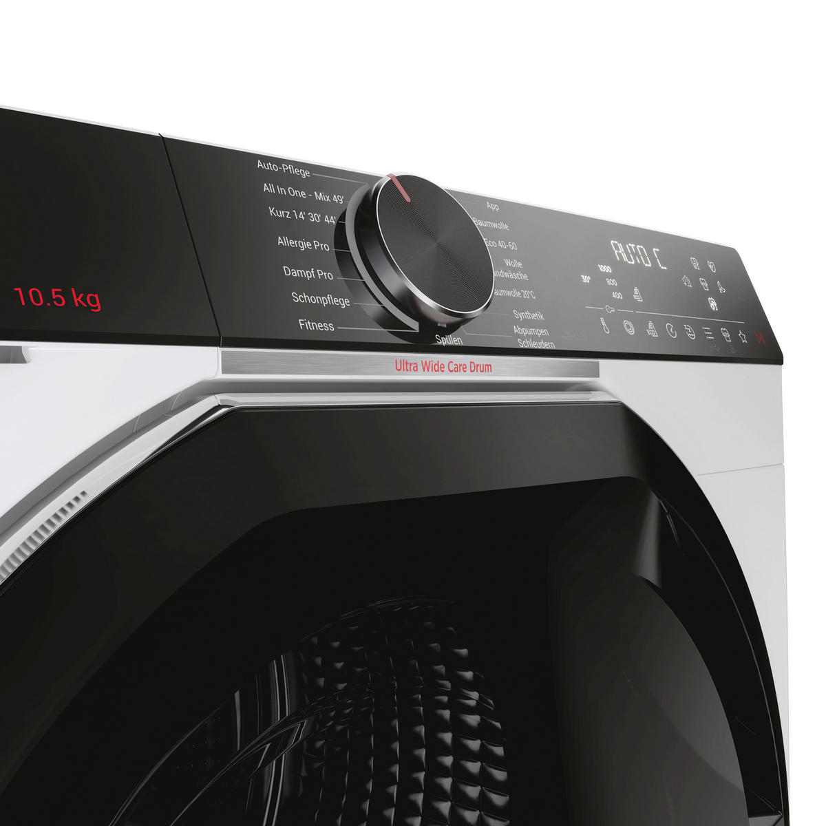 WASCHMASCHINE H7W 4105MBC-84   - Weiß, Basics, Glas/Kunststoff (60/85/60cm) - Hoover