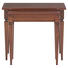 SATZTISCH Buche, Kirschbaum, Linde furniert, massiv rechteckig Nussbaumfarben - Nussbaumfarben, LIFESTYLE, Holz (66/40/56cm) - Selva