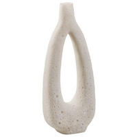 VAS 31 cm  - vit, Natur, plast (12,5/31/6,5cm) - Ambia Home