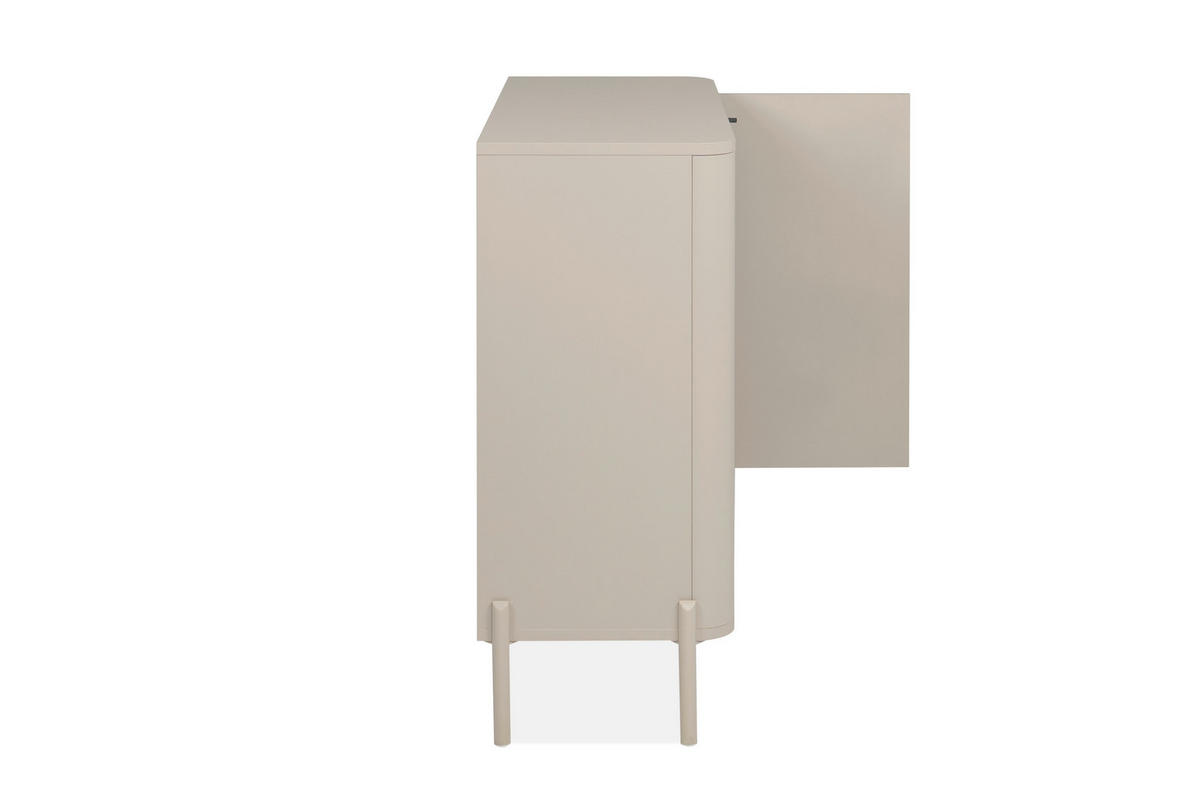 KOMMODE 86/88/38 cm  - Kaschmir, Design, Holzwerkstoff/Metall (86/88/38cm) - MID.YOU
