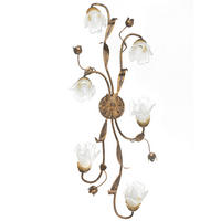 DECKENLEUCHTE    39/20/102 cm  - Bronzefarben, KONVENTIONELL, Glas/Metall (39/20/102cm)