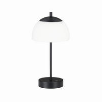 NAMIZNA SVETILKA ZA POLNJENJE  Riva      18/35 cm       - črna/bela, Trend, kovina/steklo (18/35cm)