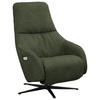 RELAXSESSEL in Textil Grün  - Schwarz/Grün, Design, Textil/Metall (77/108/95cm) - Chilliano