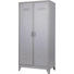 SCHRANK Grau - Grau, Design, Metall (85/182/50cm) - Carryhome