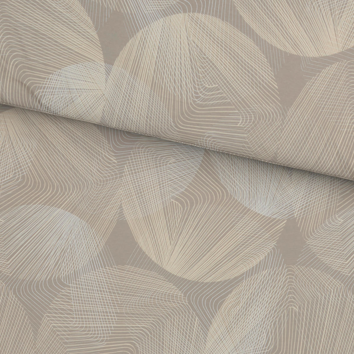 BETTWÄSCHE Atelier Makosatin 140/200 cm  - Creme, Basics, Textil (140/200cm) - Estella