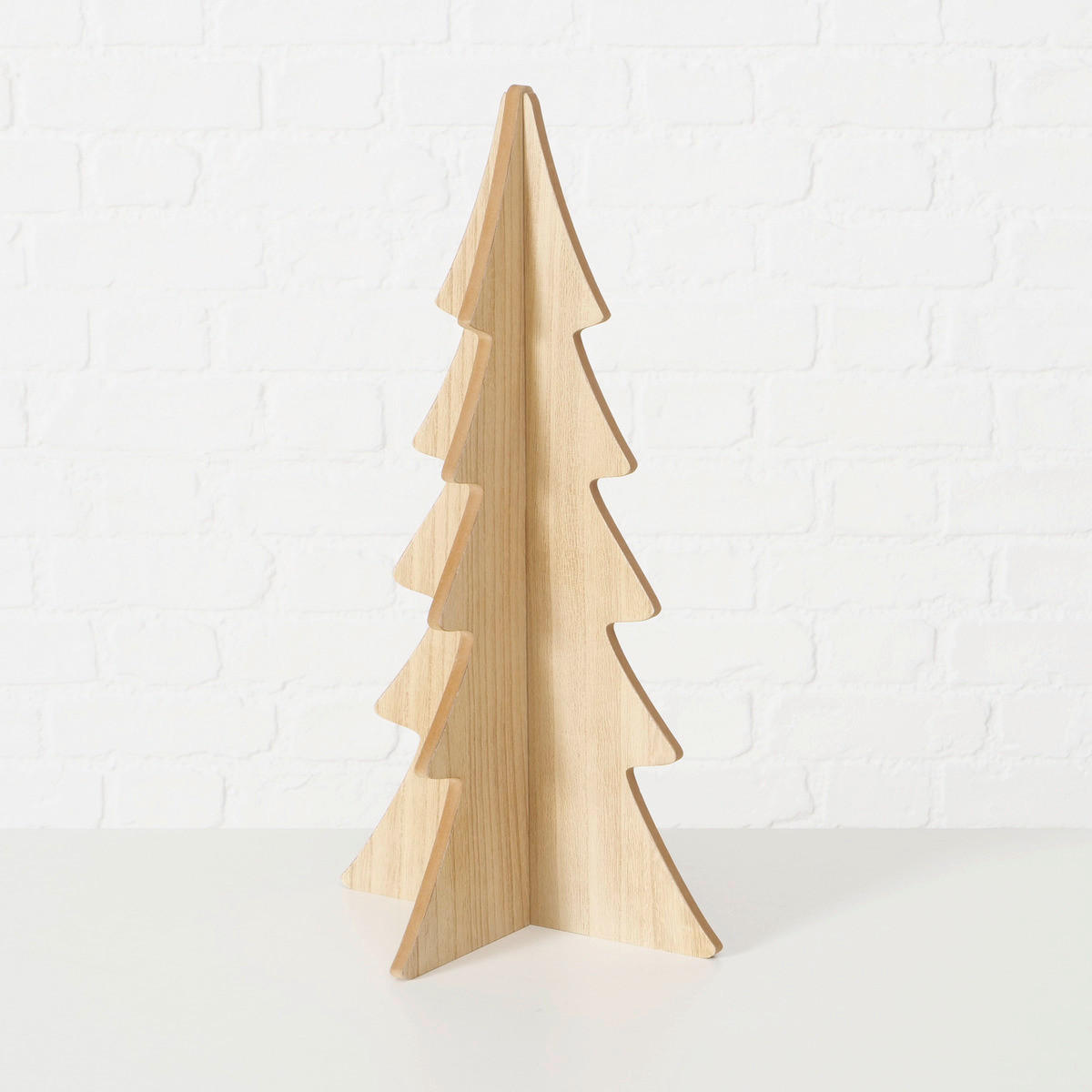 DEKOWEIHNACHTSBAUM Naturfarben  - Naturfarben, Basics, Holz/Holzwerkstoff (26,5/51cm)