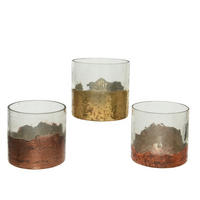 SVIETNIK NA ČAJOVÚ SVIEČKU   - Basics (7,50/7,50/7,50cm)