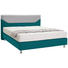 BOXSPRINGBETT 140/200 cm in Weiß, Petrol - Petrol/Alufarben, KONVENTIONELL, Kunststoff/Textil (140/200cm) - Bentley BOXSPRINGBETT 140/200 cm in Weiß, Petrol - Petrol/Alufarben, KONVENTIONELL, Kunststoff/Textil (140/200cm) - Bentley