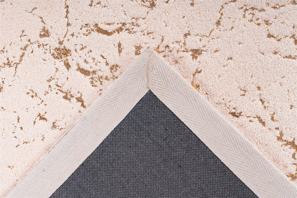 LÄUFER 80/150 cm Bijou 225 Creme / Gold Creme, Goldfarben  - Goldfarben/Creme, KONVENTIONELL, Textil (80/150cm)