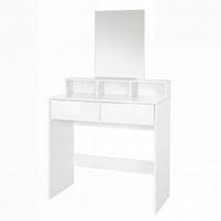 TOALETNÍ STOLEK, bílá, 80/140/40 cm - bílá, Design, kompozitní dřevo (80/140/40cm) - Livetastic